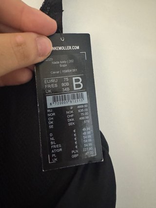 Body de encaje negro 90B