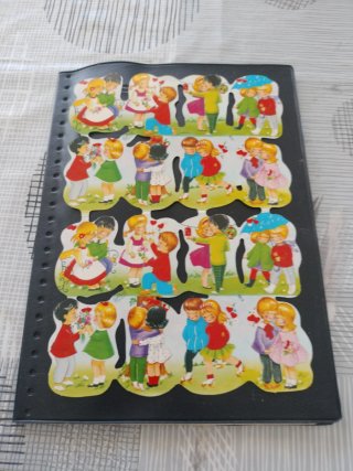 Cromos Picar Años 80 Parejas Niños