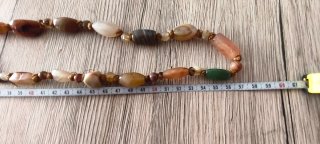 Collar y pulsera de piedras naturales