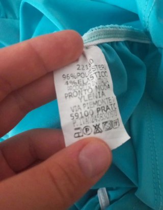 Vestido elegante azul