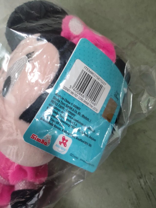 Peluche Disney Minnie Mouse Rosa