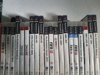 Lote PS2 y PS3: FIFA, PES, NBA