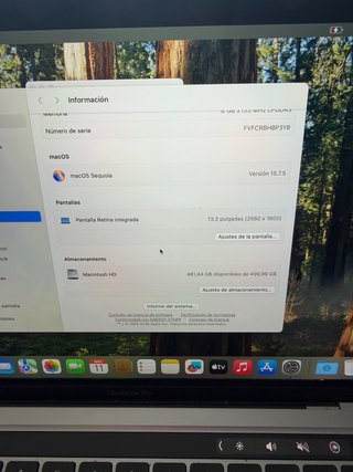MacBook Pro 2020 i5 8GB RAM 500GB SSD