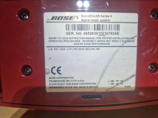 Bose SoundDock Series II Roja