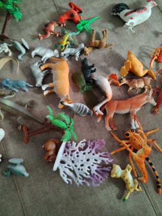Bolsa de animales de juguete