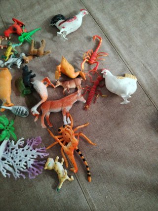 Bolsa de animales de juguete