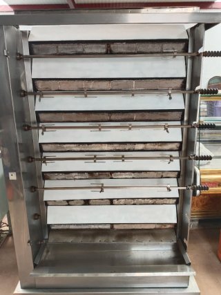 Asador de pollos 6 espadas