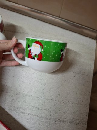 Lote Tazas y Bandeja navideños
