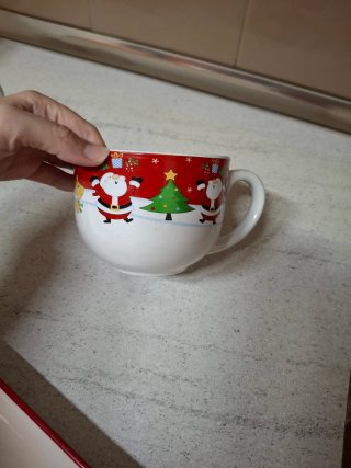 Lote Tazas y Bandeja navideños