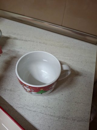 Lote Tazas y Bandeja navideños