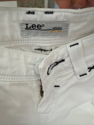 Pantalón vaquero blanco Lee