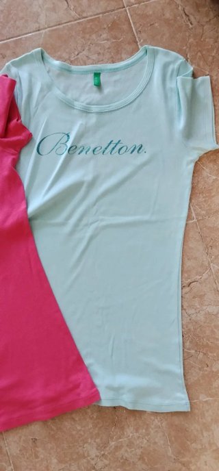 3 Camisetas Benetton Tallas S/M