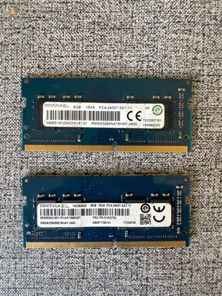 2x RAMAXEL 8GB DDR4 PC4-2400T-SA1-11