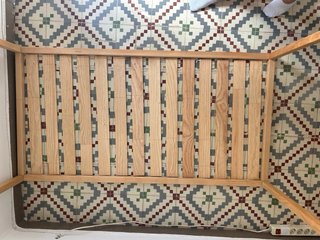 Cama Montessori 140x70,colchon, cubre+sabana incl.
