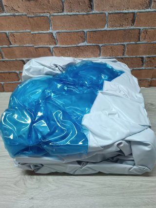 Piscina hinchable infantil azul