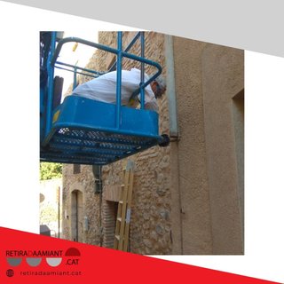 Retirada de bajantes de uralita