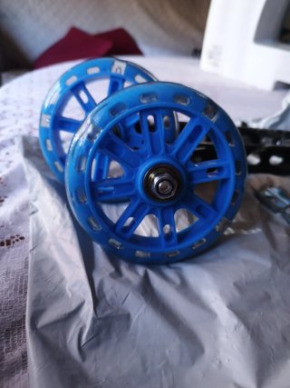 Ruedines bici azules