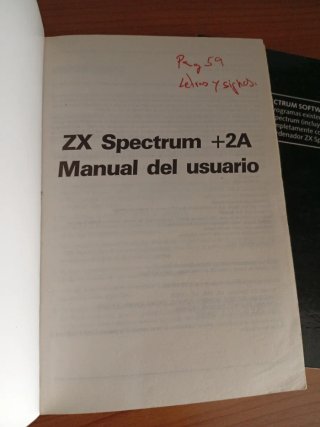 Manual ZX Spectrum +2 y guía de empleo