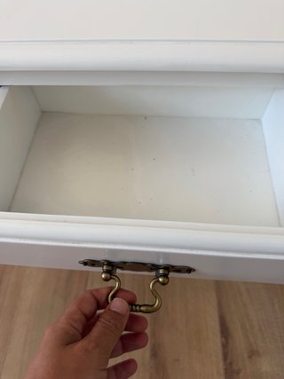 Mesitas de noche blancas de madera