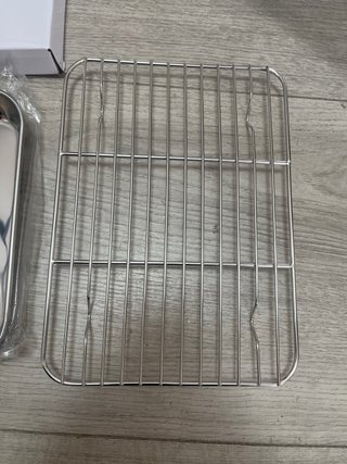 Bandeja para Horno con Rejilla 23,7 x 17,7 x 3 cm