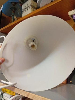 Lámpara colgante blanca