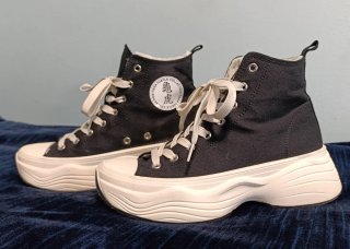 Zapatillas tipo Converse Plataforma Talla 40