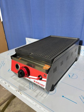 PLANCHA A GAS RANURADA HIERRO MARCHEF