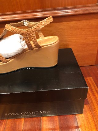 Pons Quintana Sandalias Plataforma Piel nuevas 39