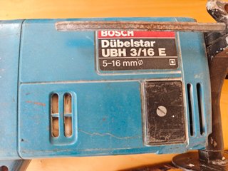 Bosch Dübelstar UPH 3/16E + Brocas
