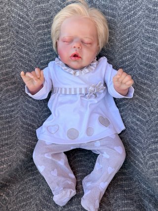 Muñeca Reborn Bebé Durmiendo