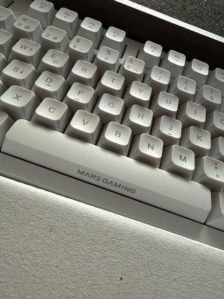 Teclado MK023W de Membrana Blanco RGB en Español