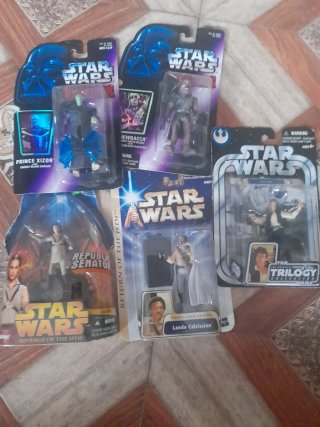 Lote 5 Figuras Star Wars Modernas