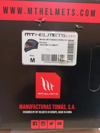 Casco MT Atom 2 SV Azul