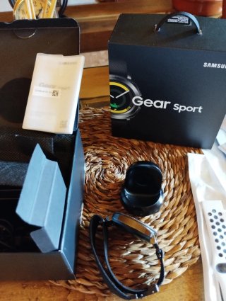 Reloj Samsung Gear Sport Negro/Plateado