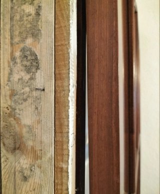 Puerta madera/cristal