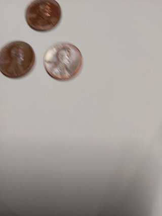 3 Monedas One Cent USA 1984D 1986D 1977D,.