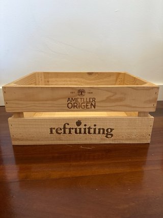 Lote 6 cajas madera Refruiting / Ametller Origen
