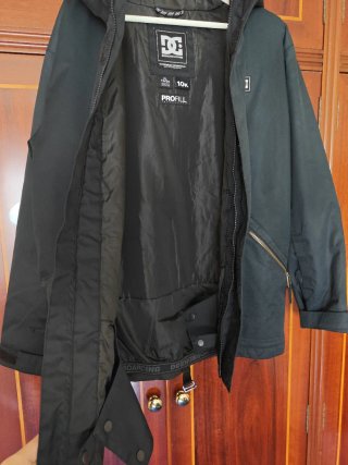 Chaqueta DC 10K Snowboard/Esquí Negra Junior XL