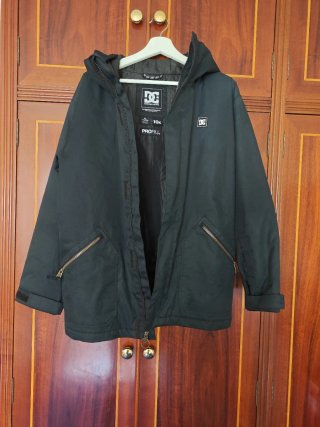 Chaqueta DC 10K Snowboard/Esquí Negra Junior XL