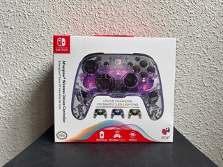 Control Nintendo Switch Transparente RGB