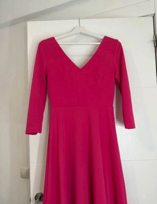 Traje de flamenca rosa