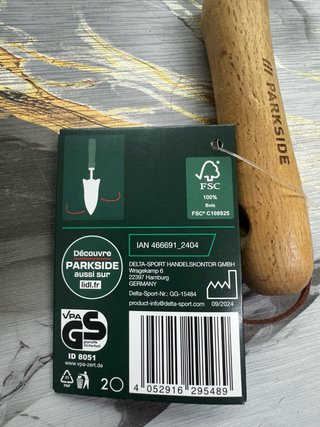 Cazzuola Parkside Acciaio Inox