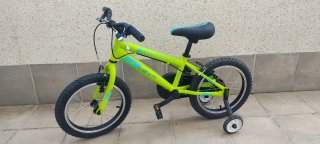Bicicleta infantil verde