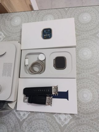 Apple Watch Ultra 2 49mm Titanio Banda Océano Azul