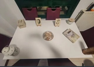 Mesa comedor blanca Ikea 125x74 cm