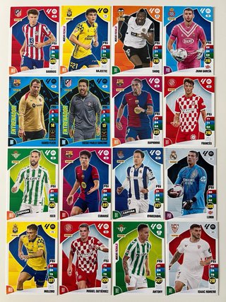 Lote cromos Adrenalyn XL La Liga 2024/25
