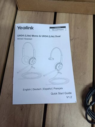 Yealink UH34 Dual Auriculares USB Teams