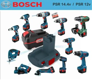 Parkside x20 a BOSCH 14.4v y 12v