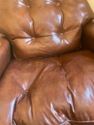 Sillón vintage de piel