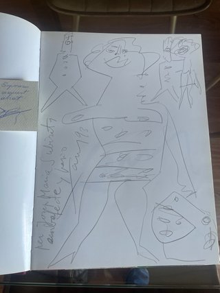 ANTONI XAUS 1992 con dibujo y dedicado